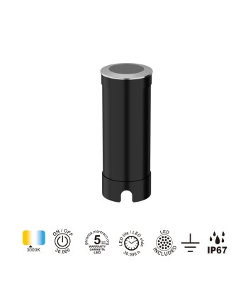 SHIKA * FOCO SUELO LED IP67 6W 3000K